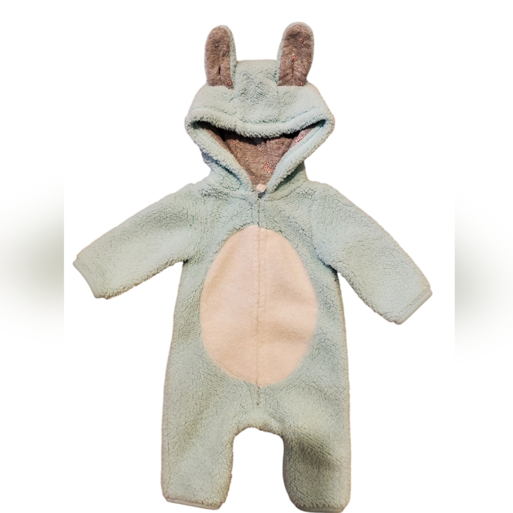 Adorable Baby Bunny Hooded Onesie